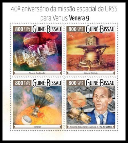 Poštové známky Guinea-Bissau 2015 Vesmírná mise na Venuši Mi# 8074-77 Kat 12€