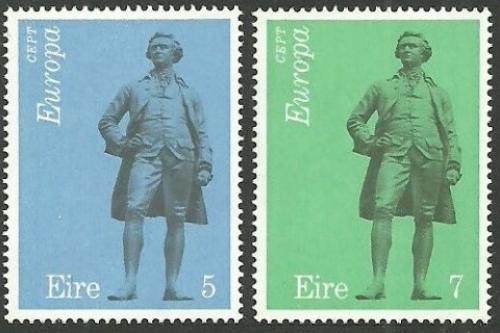 Poštové známky Írsko 1974 Európa CEPT, sochy Mi# 302-03 Kat 5€