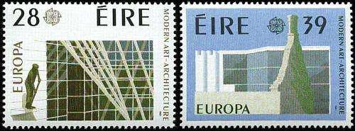 Poštové známky Írsko 1987 Európa CEPT, moderní architektura Mi# 623-24 Kat 10€