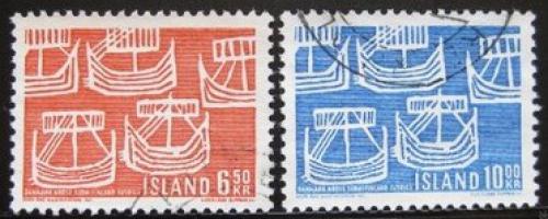 Poštové známky Island 1969 Severská spolupráce Mi# 426-27