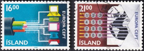 Potov znmky Island 1988 Eurpa CEPT 1A Mi# 682-83