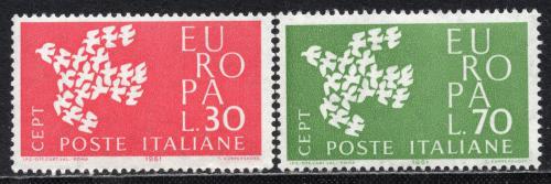 Poštové známky Taliansko 1961 Európa CEPT Mi# 1113-14