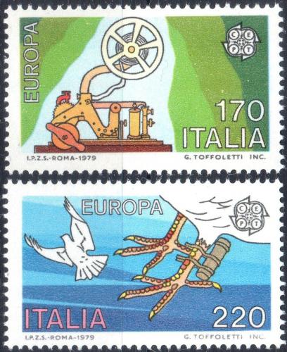 Poštové známky Taliansko 1979 Európa CEPT, historie pošty Mi# 1657-58
