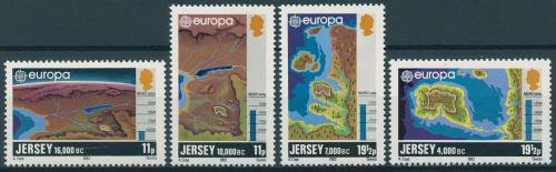 Poštové známky Jersey 1982 Európa CEPT, historické události Mi# 278-81