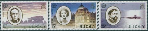 Poštové známky Jersey 1985 Európa CEPT, rok hudby Mi# 347-49