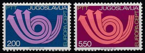 Poštové známky Juhoslávia 1973 Európa CEPT Mi# 1507-08