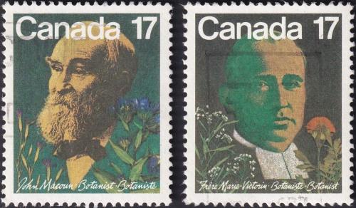 Potov znmky Kanada 1981 Botanici 1A Mi# 806-07