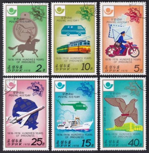 Potov znmky KLDR 1978 Histria poty Mi# 1693-98 a