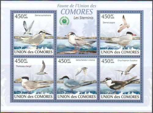 Poštové známky Komory 2009 Rybák Mi# 2397-2401 Kat 10€