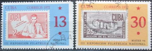 Potov znmky Kuba 1972 vstava MATEX Mi# 1819-20