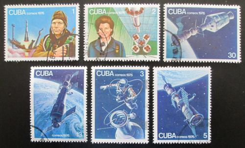Potov znmky Kuba 1976 Prieskum vesmru Mi# 2125-30