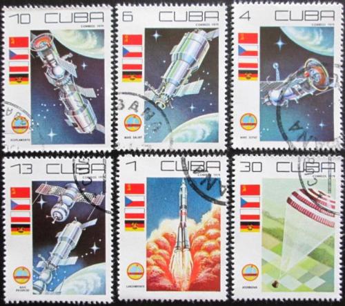 Potov znmky Kuba 1979 Den kozmonautiky Mi# 2384-89