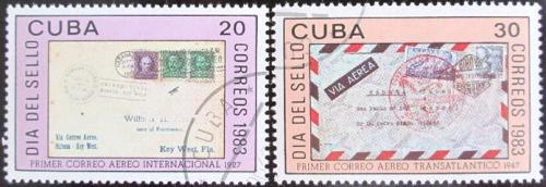 Potov znmky Kuba 1983 Den znmek Mi# 2738-39 