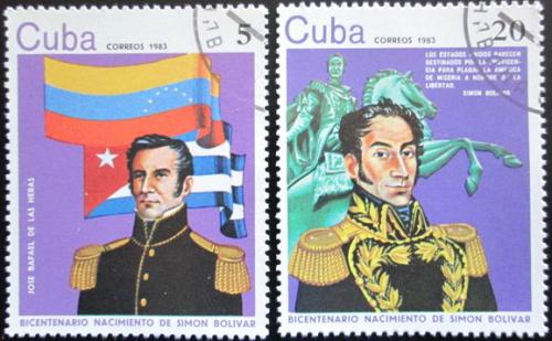 Potov znmky Kuba 1983 Osobnosti Mi# 2741-42