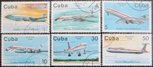 Potov znmky Kuba 1988 Dopravn letadla Mi# 3184-89