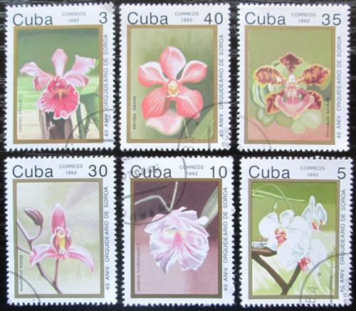 Potov znmky Kuba 1992 Orchideje Mi# 3583-88