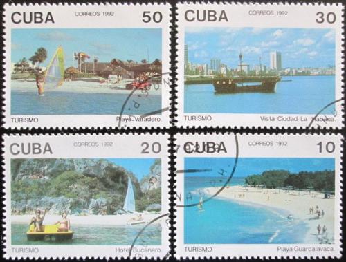 Potov znmky Kuba 1992 Turistika Mi# 3593-96
