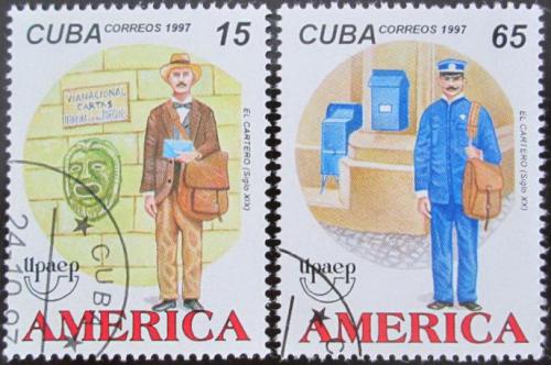 Potov znmky Kuba 1997 Potovn doruovatel Mi# 4063-64 