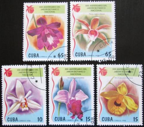 Potov znmky Kuba 1998 Orchideje Mi# 4144-48