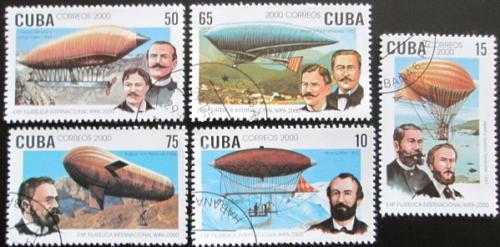 Potov znmky Kuba 2000 Vzducholode Mi# 4276-80 Kat 5