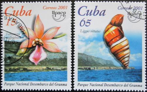 Potov znmky Kuba 2001 Flra a fauna Mii# 4378-79