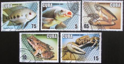 Potov znmky Kuba 2001 Vodn fauna Mii# 4366-70