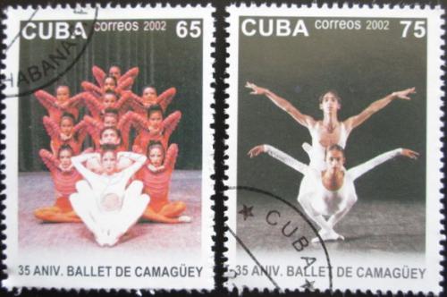 Potov znmky Kuba 2002 Balet Mii# 4478-79 Kat 4
