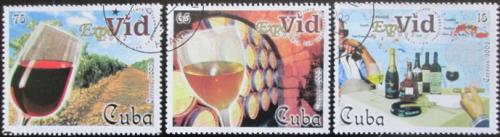 Potov znmky Kuba 2002 Vstavy vna Mi# 4434-36