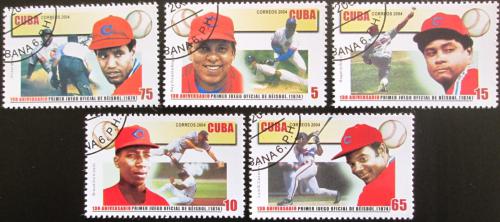 Potov znmky Kuba 2004 Baseball Mi# 4654-58