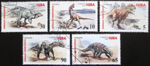 Potov znmky Kuba 2005 Dinosaury Mi# 4667-71
