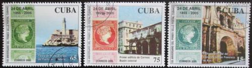 Potov znmky Kuba 2005 Prvn znmky Mi# 4692-94