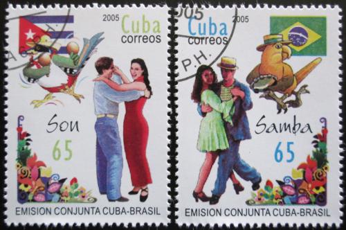 Potov znmky Kuba 2005 Tanec Mi# 4698-99