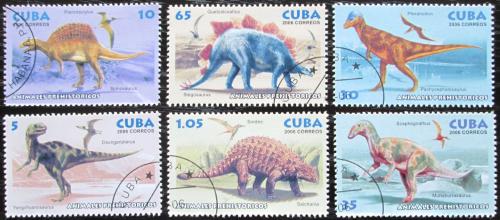 Potov znmky Kuba 2006 Dinosaury Mi# 4796-4801