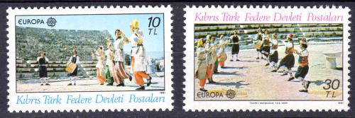 Poštové známky Cyprus Tur. 1981 Európa CEPT Mi# 98-99