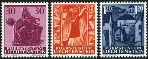 Poštové známky Lichtenštajnsko 1962 Vianoce Mi# 424-26