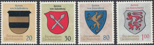 Poštové známky Lichtenštajnsko 1965 Knížecí erby Mi# 450-53
