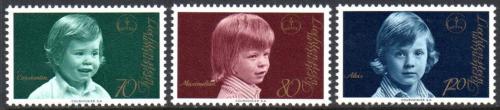 Poštové známky Lichtenštajnsko 1975 Princové Mi# 620-22 Kat 4.50€