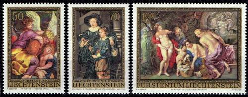 Poštové známky Lichtenštajnsko 1976 Umenie Mi# 655-57 Kat 8.50€