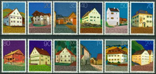 Poštové známky Lichtenštajnsko 1978 Architektúra Mi# 694-705 Kat 16€