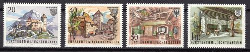 Poštové známky Lichtenštajnsko 1981 Hrad Guttenberg Mi# 780-83