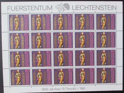 Poštové známky Lichtenštajnsko 1981 Svätý Theodul Mi# 775 Kat 24€