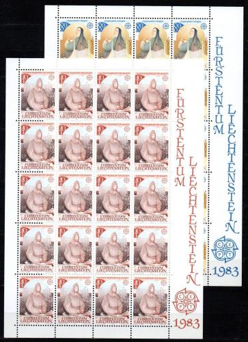 Poštovní známky Lichtenštejnsko 1983 Evropa Mi# 816-17 Kat 44€