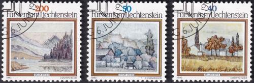 Potov znmky Lichtentajnsko 1983 Krajiny Mi# 821-23
