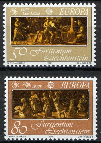 Poštové známky Lichtenštajnsko 1985 Európa CEPT Mi# 866-67 Kat 4.20€