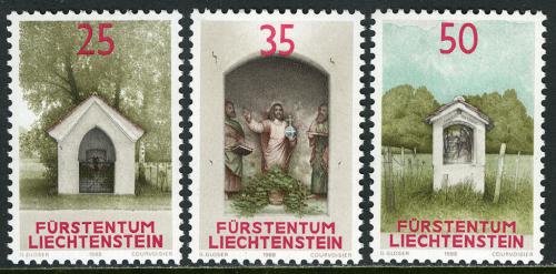 Poštové známky Lichtenštajnsko 1988 Svatynì Mi# 951-53