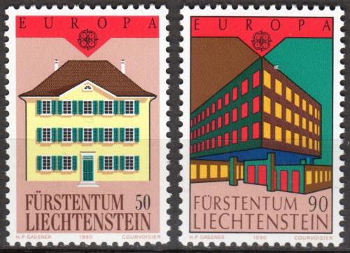 Poštové známky Lichtenštajnsko 1990 Európa CEPT, pošta Mi# 984-85