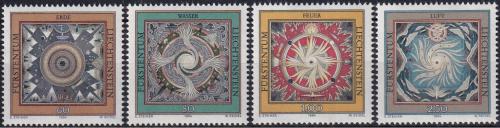 Poštové známky Lichtenštajnsko 1994 Ètyøi elementy Mi# 1099-1102 Kat 8.50€