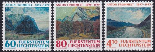 Poštové známky Lichtenštajnsko 1995 Umenie Mi# 1108-10 Kat 9.50€