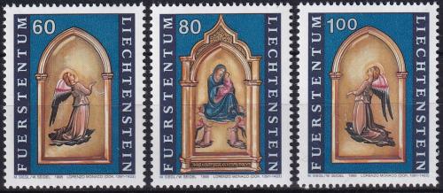 Poštové známky Lichtenštajnsko 1995 Vianoce Mi# 1120-22 Kat 4.80€