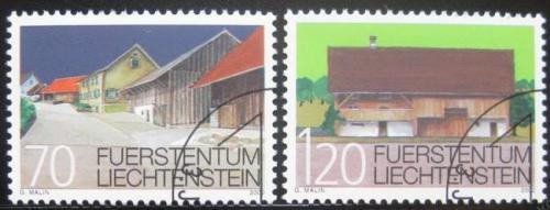 Poštové známky Lichtenštajnsko 2002 Architektúra Mi# 1294-95